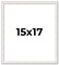 Textured White Picture Frame - UV Acrylic, Foam Board Backing, Hanging Hardware